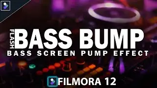 HOW TO MAKE SCREEN BASS PUMP EFFECT In Filmora 12