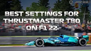 The Best Settings For The Thrustmaster T80 On F122