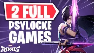 22 MINUTES of Full PSYLOCKE Gameplay & GAMES In Marvel Rivals!