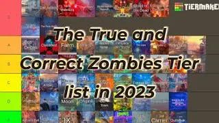The Correct Zombies Map Tier List. (2023)