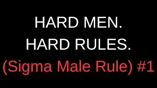 Hard Men. Hard Rules. #1 | 2026