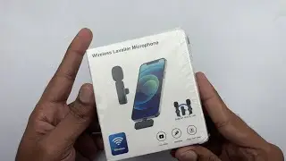 Wireless Lavalier Microphone Portable Audio Video Recording iPhone Android
