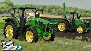 Предварительный просмотр мода &mdash; John Deere 7R US (от Custom Modding) | Farming Simulator 22