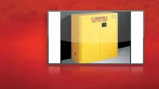 Flammable Storage Cabinet 43 In Yellow - Securall Product Review Video