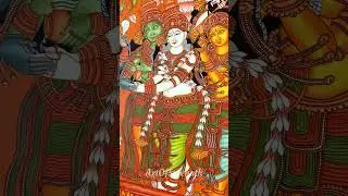 Kerala Mural Painting #sreenathsthampi #painting