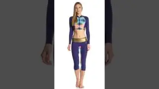 Roxy Women's 1MM Popsurf Front Zip Long Sleeve Crop Wetsuit Jacket | SwimOutlet.com