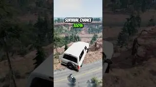 Which car has the highest chance of survival? #beamng #beamngdrive #cars #crash #dashcam
