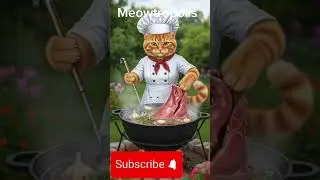 Orange Cat Stole a Pig&rsquo;s Head?! | Garden Cooking Gone Wild