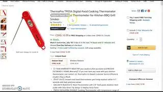 ThermoPro TP03A Digital Food Cooking Thermometer review
