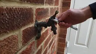 How to replace a washer in an outdoor tap 🚰