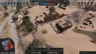 COH3 1v1 Miguel (AK) vs Barbarossa (US)