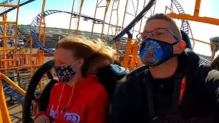 Riding Spinning Racer At Fantasy Island - Rider Cam POV