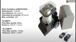 KIT MOTOR DE CREMALLERA PARA GARAGE DE PUERTA CORREDIZA