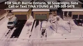 Barrie Ontario 50 Sovereigns Gate Aerial Tour