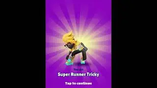 Unlocking super runner tricky in subway surfers