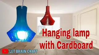 diy cardboard lamp full tutorial 