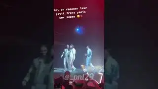 PNL on ram&egrave;ner leur petit fr&egrave;re Yanis sur sc&egrave;ne 🫀 ( concert Lille 2022 )