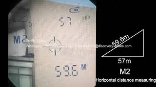 DISCOVERY OPTICS NEW laser range finder operation and function demonstration（made in China）