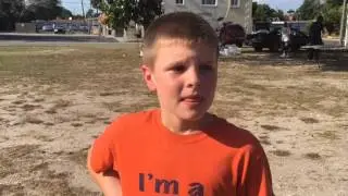 Caleb Manning is just 9 but he's made up his mind about homeless people