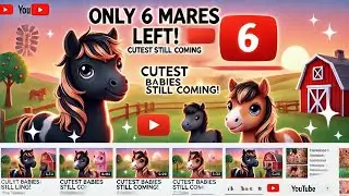 ONLY 6 MARES LEFT!This foaling season flew by&hellip; and the cutest babies are still coming! 🐴✨🔥&rdquo;