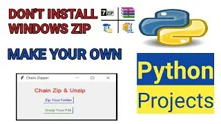 Don't Install Zip Extractor Make Your Own | Build Zip maker and extractor