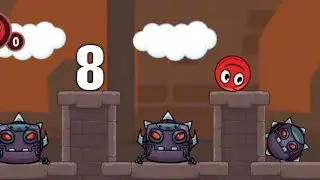 Red Ball Roller - Gameplay - Level 61 to 70