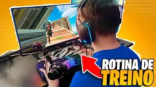 MINHA ROTINA DE TREINO NO FORTNITE! (2025)