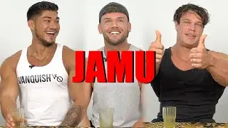 Bodybuilder drinks JAMU for first time in Indonesia