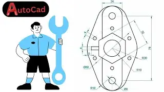 ⚙️ Mechanical AutoCAD 2D Drawing