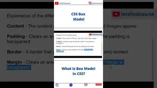 Box Model In CSS | What Is Box Model In CSS? #css