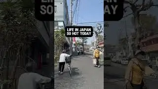 So hot today!🥵 #spring  #japan  #SpringJapan #japanlife