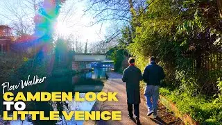 Camden Lock to Little Venice 4K ASMR - A Peaceful London Walking Tour 2026