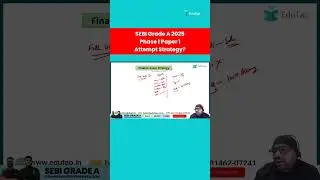 SEBI Grade A Attempt Strategy | Accuracy Matters More Than Attempts