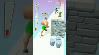 Muscle Rush gameplay Run part 1 game level 1 Android