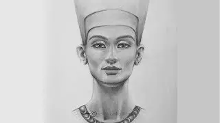 Nefertiti | speed drawing | Portrait drawing