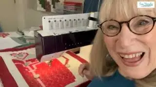 Carrie Grid Paper Piecing Valentine Winter Short Trailer
