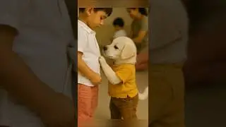 The Poor Puppy Journey From Straggles to Triumph EP57 #ai #puppytales #shortsfeed #cute #cartoon