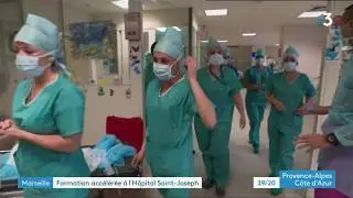 A Marseille, les hôpitaux forment le personnel pour faire face au Coronavirus