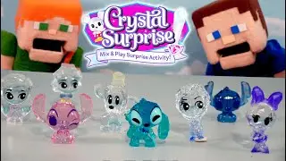 Cra-Z-Art Disney Crystal Surprise Series 2 Mini Collectible Crystal Figures