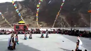 Shitro Cham (Ritual Dance) at Nyidzong Monastery in Qinghai, TIbet 2017
