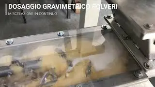 DOSAGGIO GRAVIMETRICO POLVERI CON MISCELAZIONE IN CONTINUO