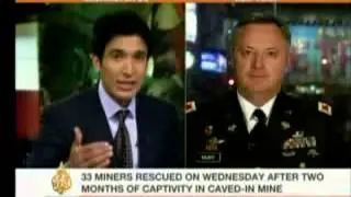 Al Jazeera Interview with Col Thomas Kolditz about Chilean Miners OCT 2010