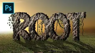 3D Text Effects | Roots Texture | Photoshop Tutorials