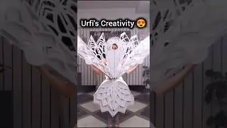 Urfi Javed's New Creative Dress #shorts #urfidress