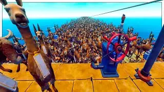 I Attempted To Recreate Noah's Ark By Putting 7,000 Animals on a Raft