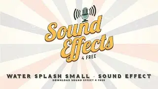 Water Splash Small - Sound Effect (4)