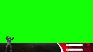 Gaming overlay Free Download  Animated BGMIPUBG character Green Screen Gaming overlay green screen