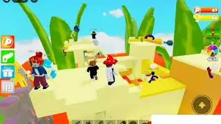 Ich spiele the Floor is Lava in Roblox und so habe ich mich geschlagen......