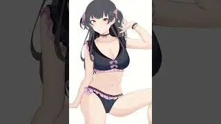 Fuyuko summer Timelapse #shorts