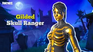*NEW* GILDED SKULL RANGER SKIN GAMEPLAY - FORTNITE SKULL SQUAD SET